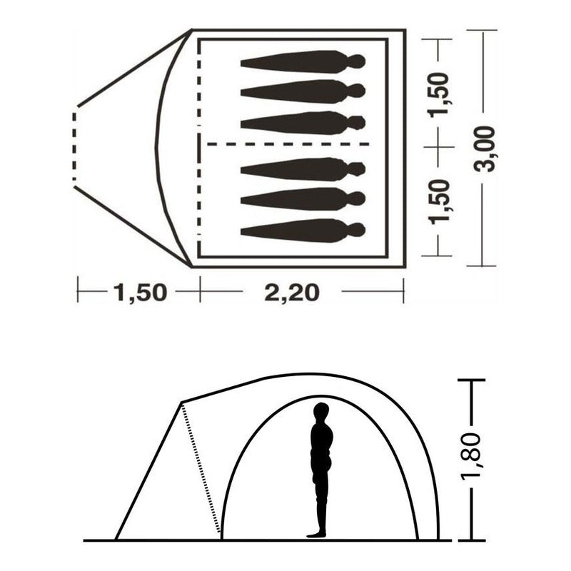 Carpa Maxi Trail 6