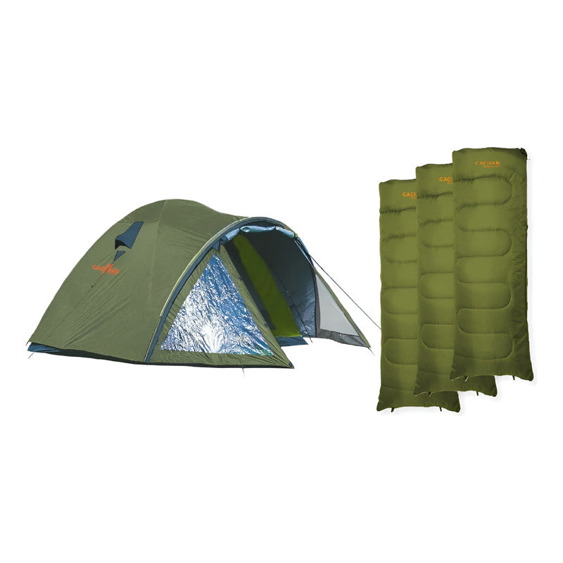 Carpa Trail 6 + Bolsa De Dormir Boreal X3 +5°c
