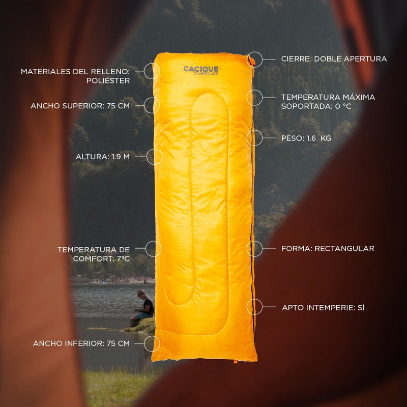 Bolsa De Dormir Camper 400 0°C