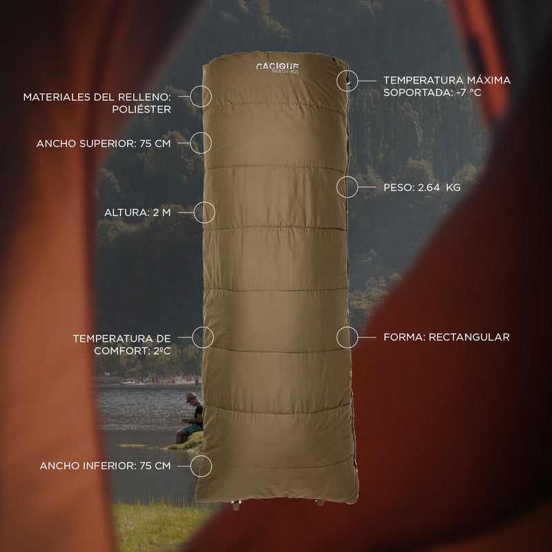 Bolsa De Dormir Beach 400 X2 -7°C